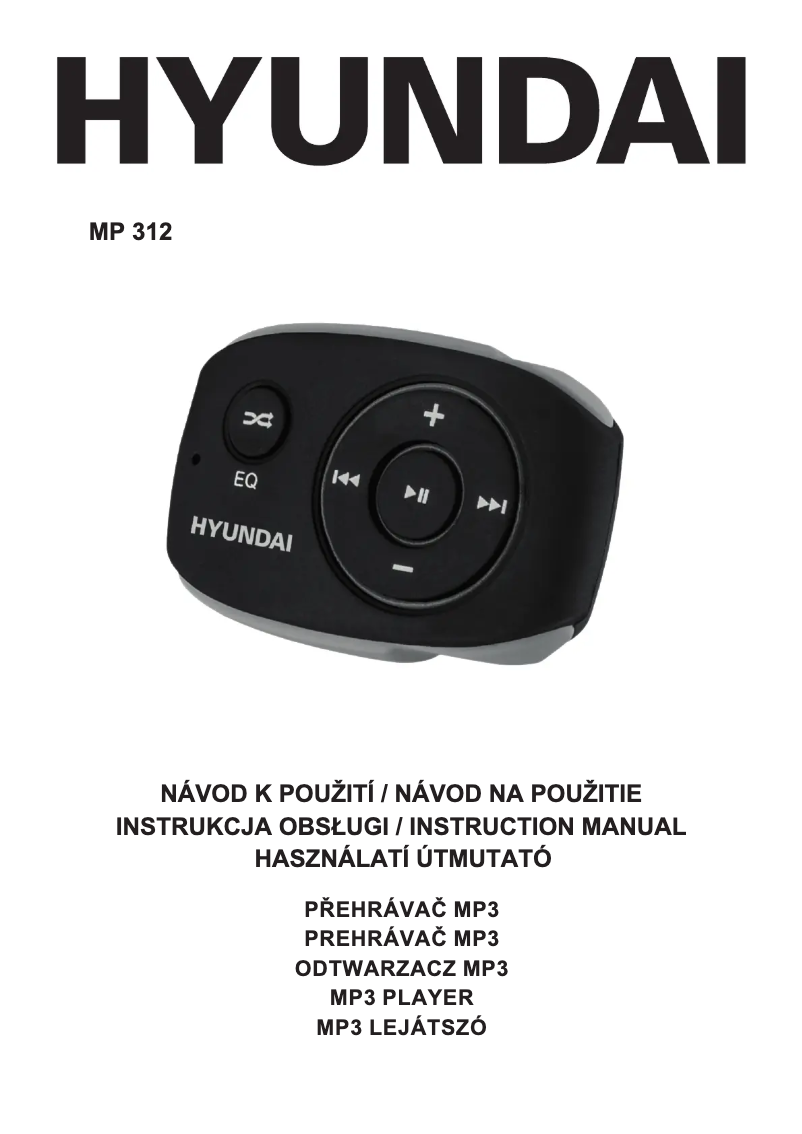 Page n°1 - Manuel utilisateur Hyundai MP 312