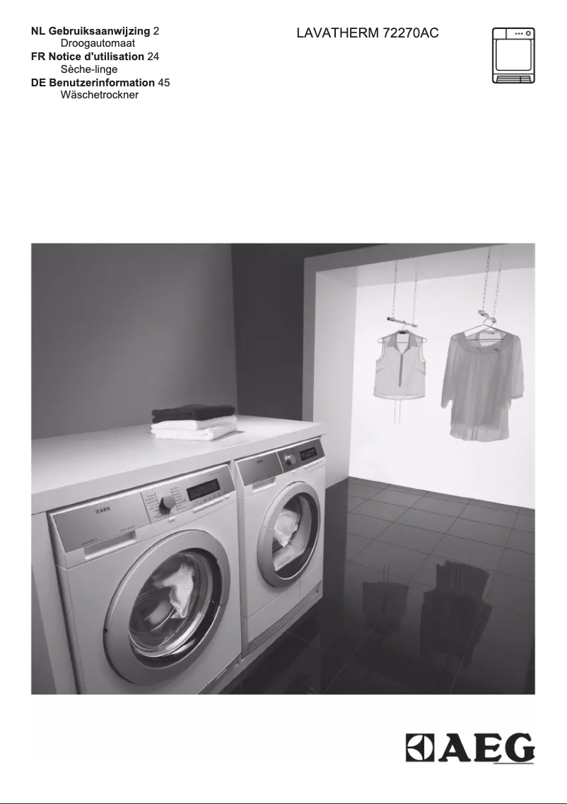 Image de la première page du manuel de l'appareil T72270AC