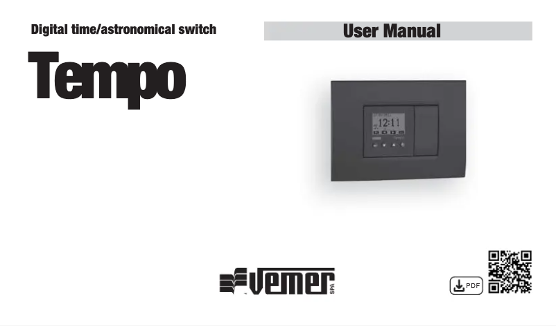 Image de la première page du manuel de l'appareil Tempo-INT