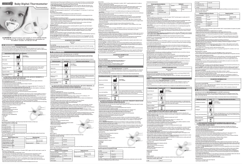 Image de la première page du manuel de l'appareil Baby Digital