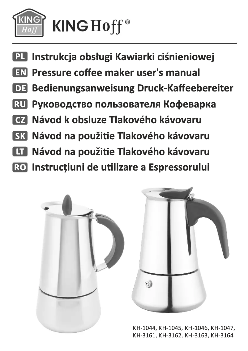 Page 1 de la notice Manuel utilisateur KING Hoff KH-1046
