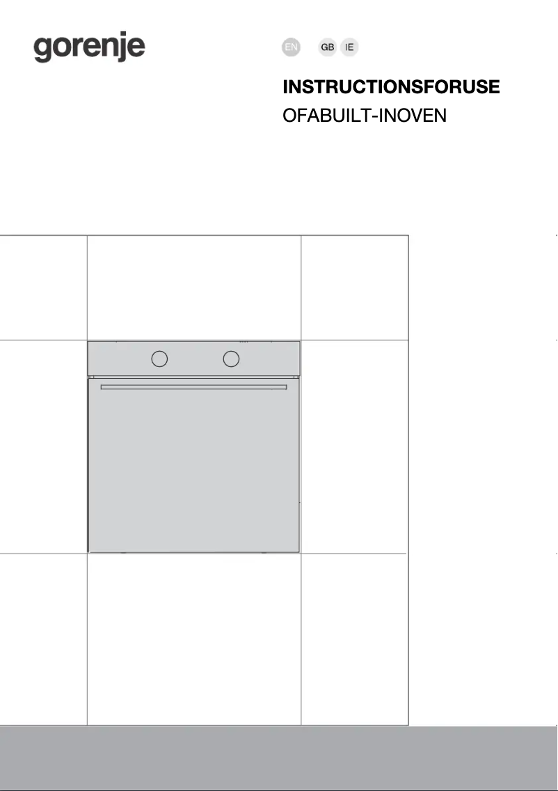 Página 1 del manual Manual de usuario Gorenje BPS6737E14X