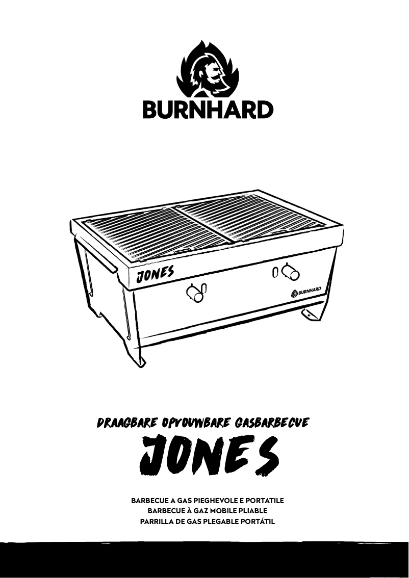 Page 1 de la notice Manuel utilisateur Burnhard Jones