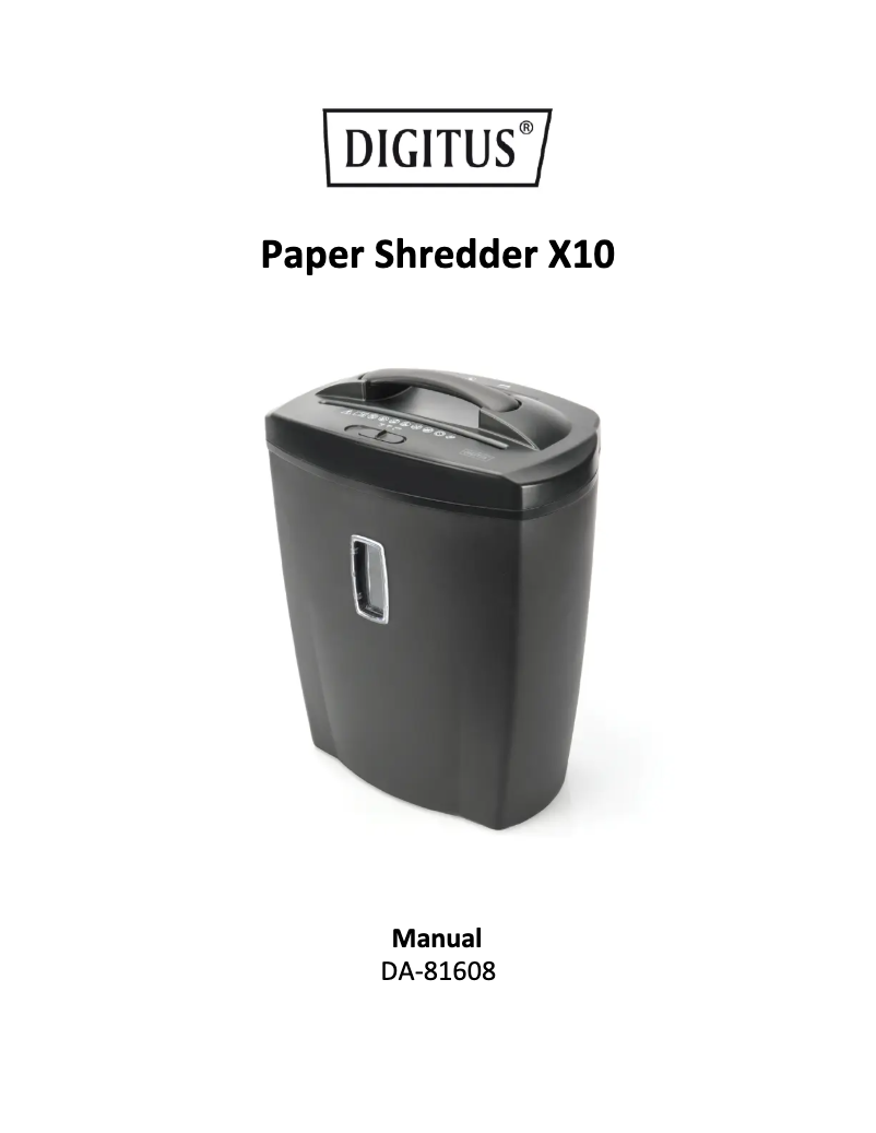 Page 1 de la notice Mode d'emploi Digitus DA-81608