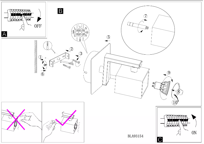 Page n°1 - Manuel utilisateur Eglo Manao 1