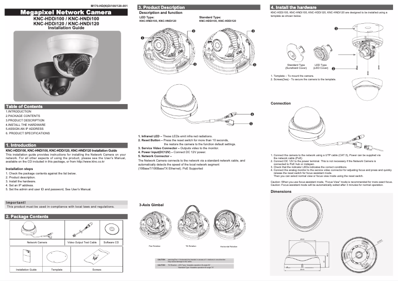 Página 1 del manual Manual de usuario KT&C KNC-HDDi120