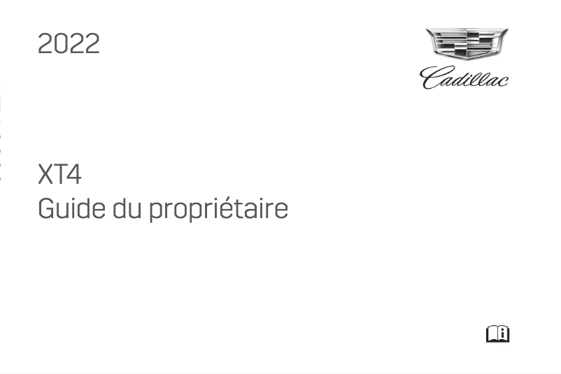 Image de la première page du manuel de l'appareil XT4 (2022)