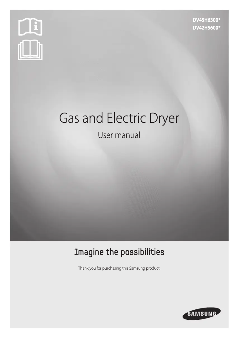 Image de la première page du manuel de l'appareil DV42H5600GP