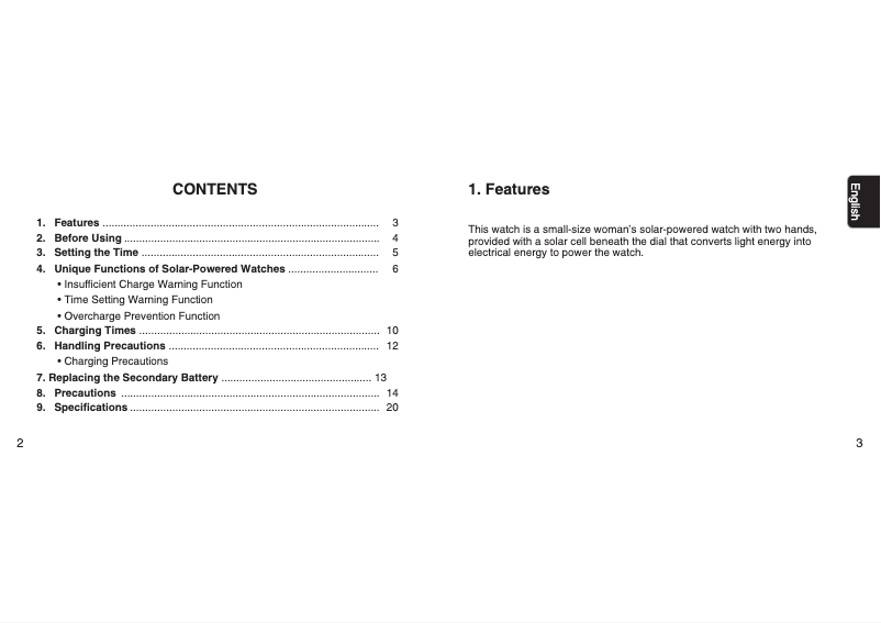 Image de la première page du manuel de l'appareil CAL G670