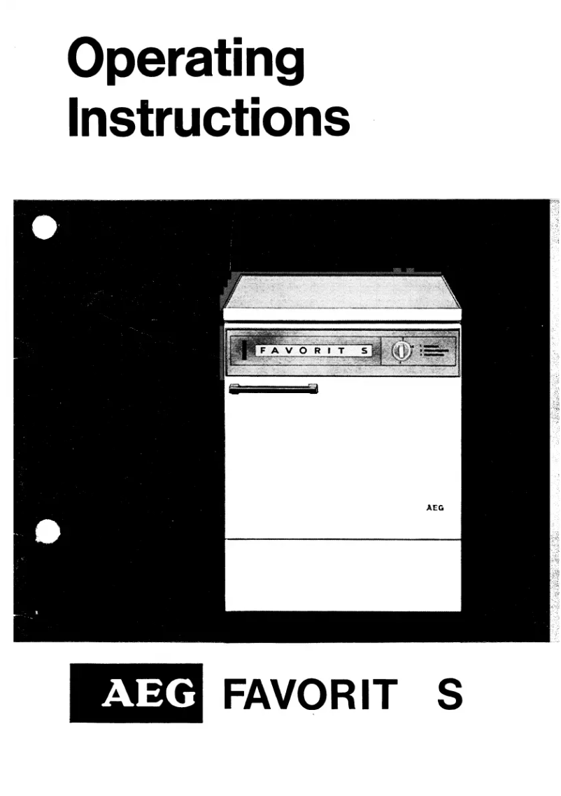 Imagen de la primera página del manual del dispositivo Favorit S