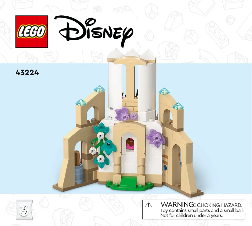 Page n°1 - Consignes visuelles Lego Disney 43224