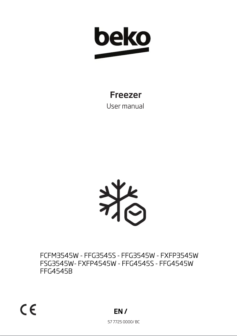 Image de la première page du manuel de l'appareil FFG4545S