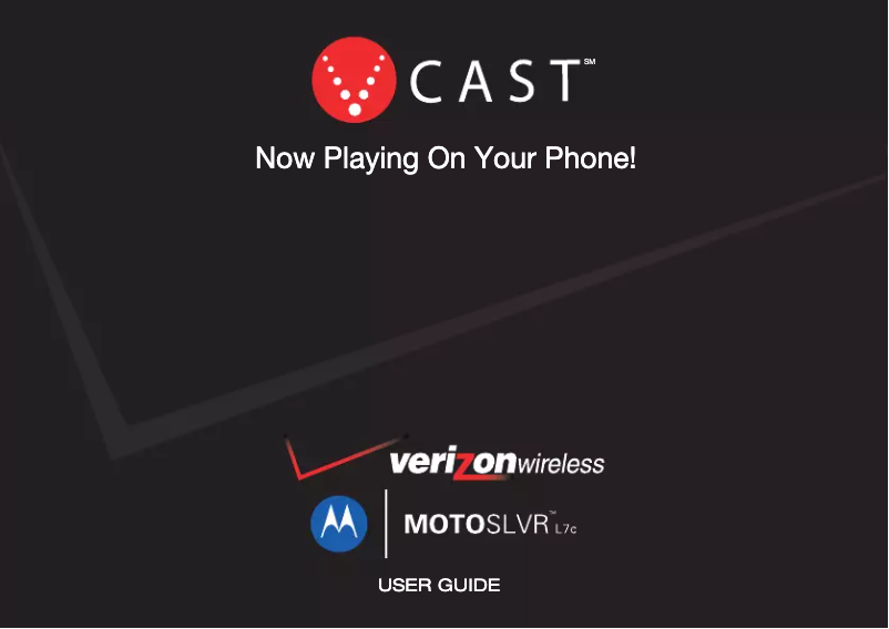 Page 1 de la notice Manuel utilisateur Motorola SLVR L7c