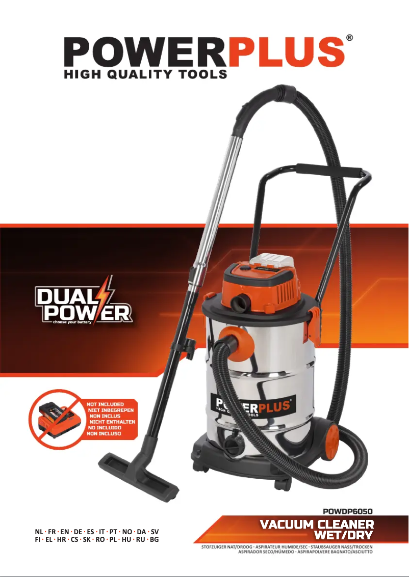 Page 1 de la notice Manuel utilisateur PowerPlus POWDP6050