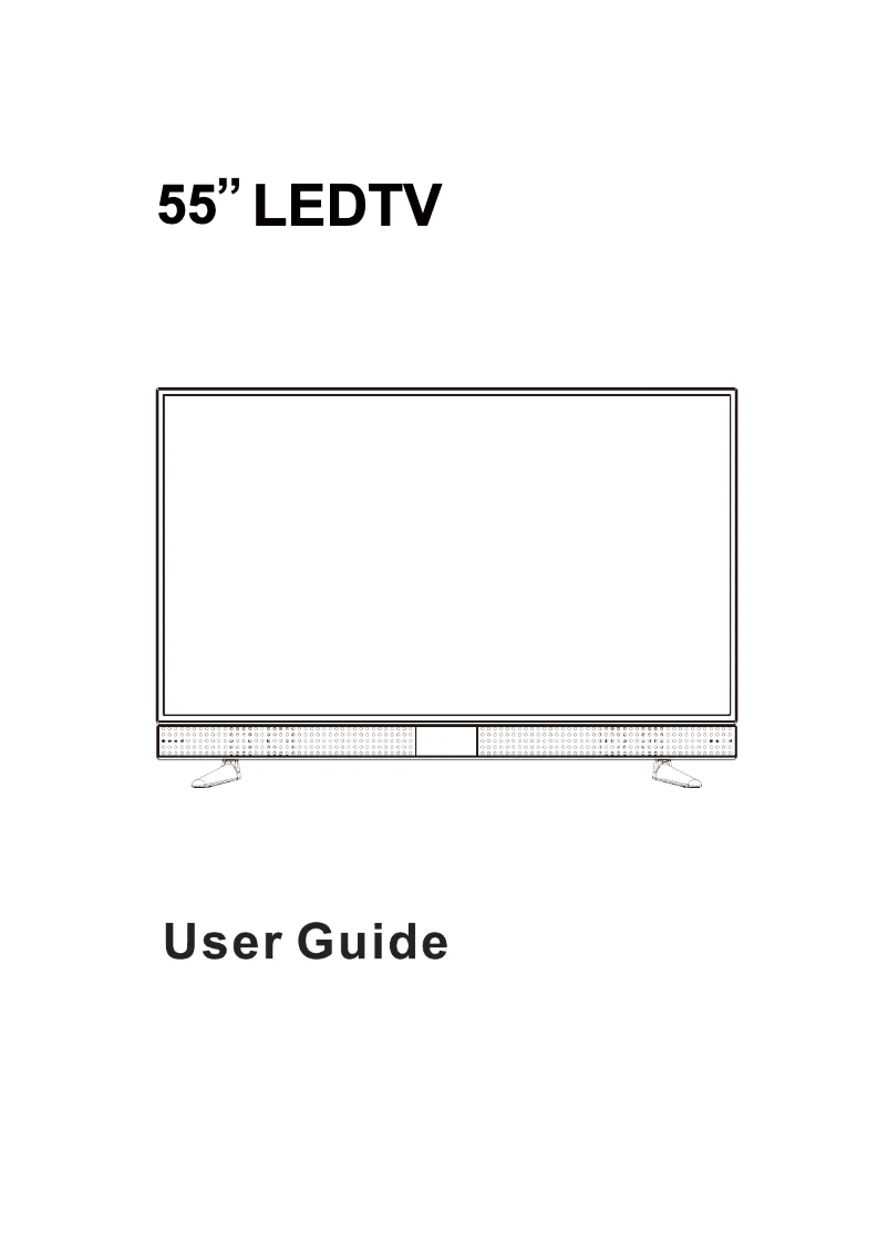 Image de la première page du manuel de l'appareil P55ANSMT-4K