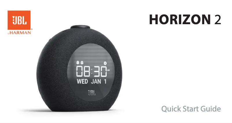 Image de la première page du manuel de l'appareil Horizon 2