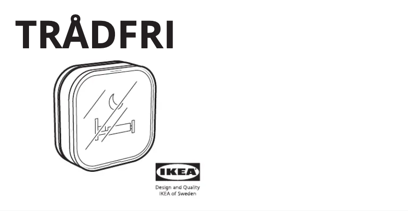Page 1 de la notice Manuel utilisateur Ikea TRÅDFRI 403.563.81