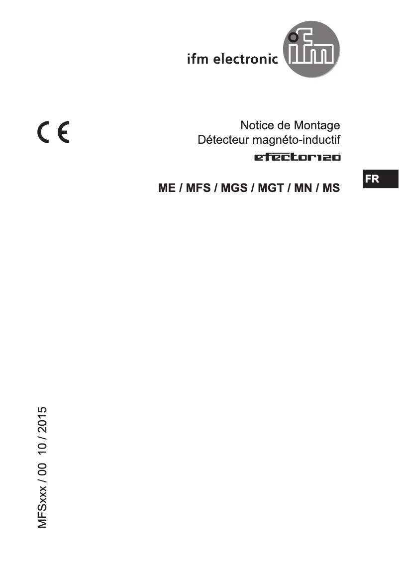 Image de la première page du manuel de l'appareil MGS201