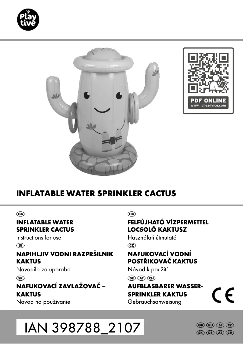 Page 1 de la notice Manuel utilisateur Playtive IAN 398788