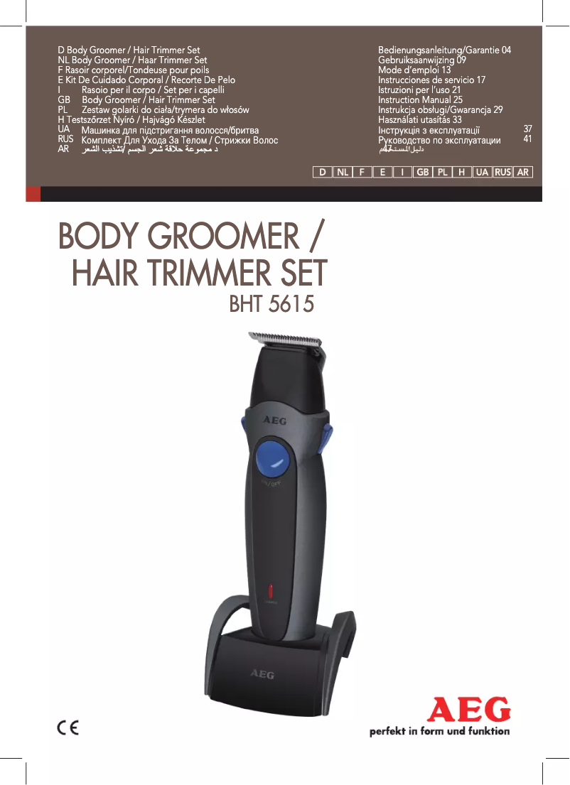 Página 1 del manual Manual de usuario AEG BHT 5615