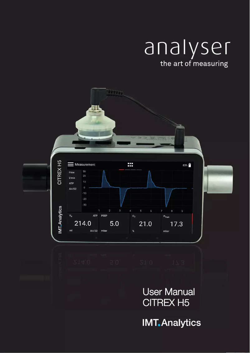 Page n°1 - Manuel utilisateur Rigel Medical Citrex H5