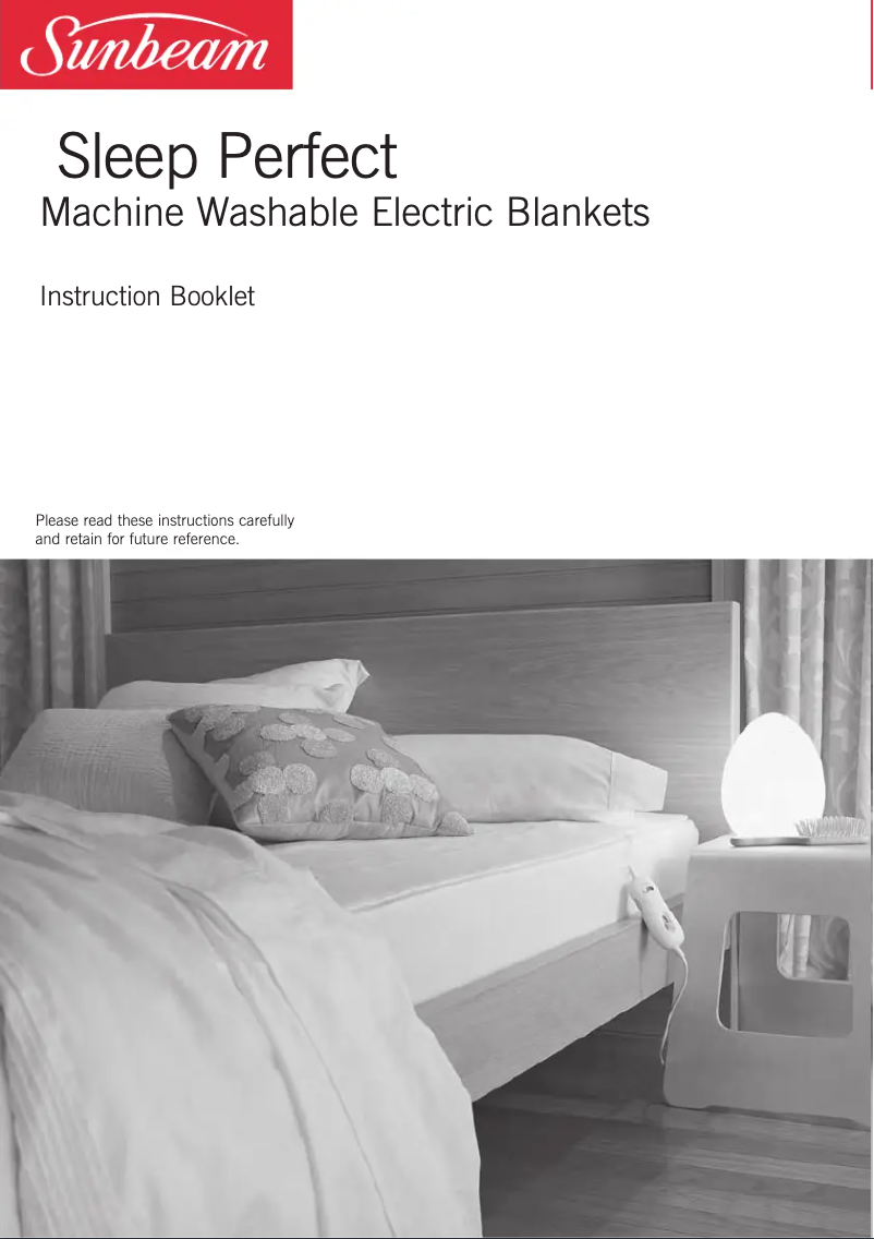 Image de la première page du manuel de l'appareil Sleep Perfect BLQ5451