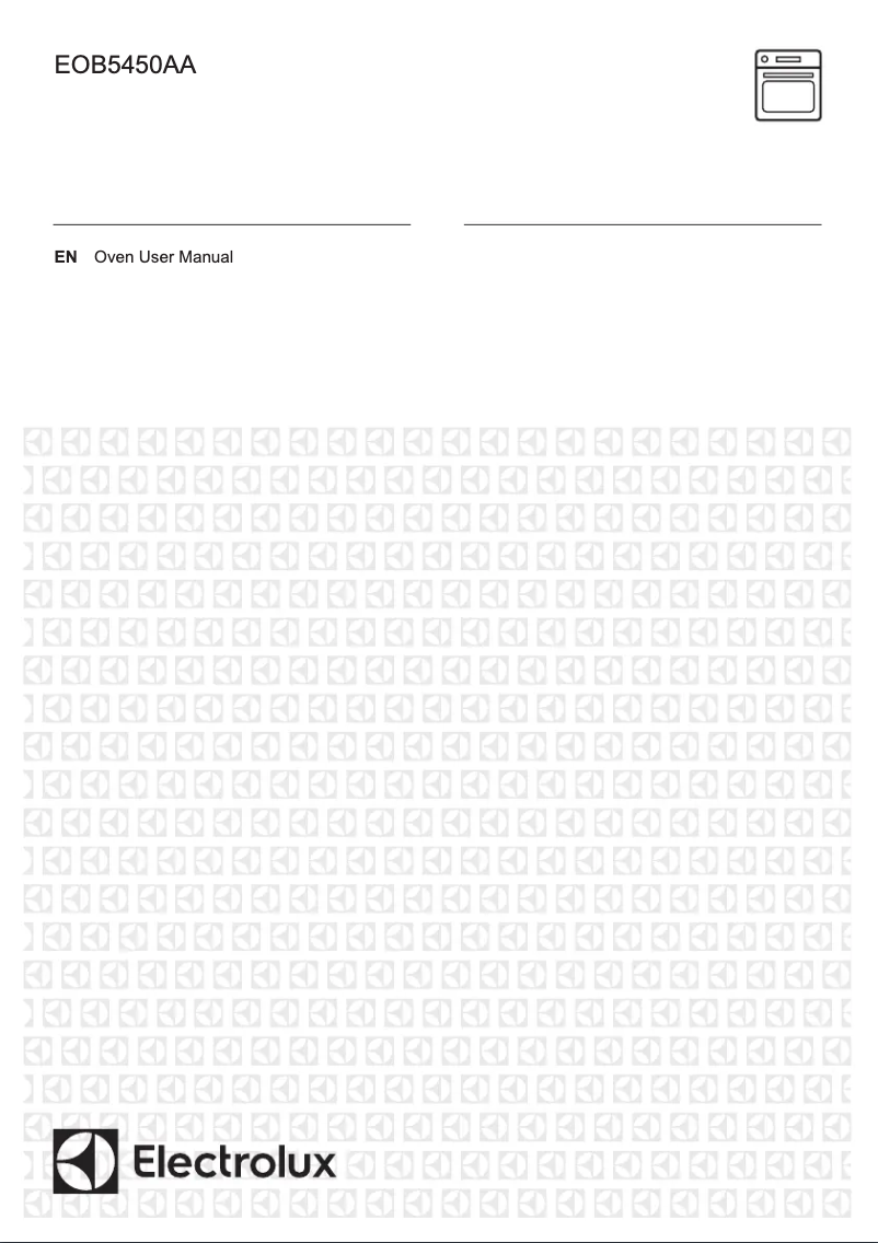 Page 1 de la notice Manuel utilisateur Electrolux EOB5450AAX