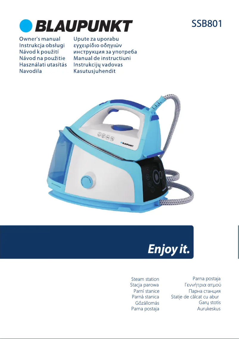 Imagen de la primera página del manual del dispositivo SSB801