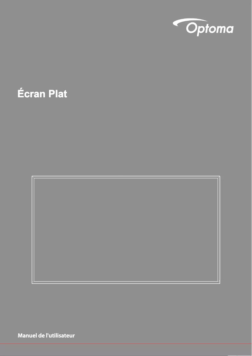 Page 1 de la notice Manuel utilisateur Optoma N3651K