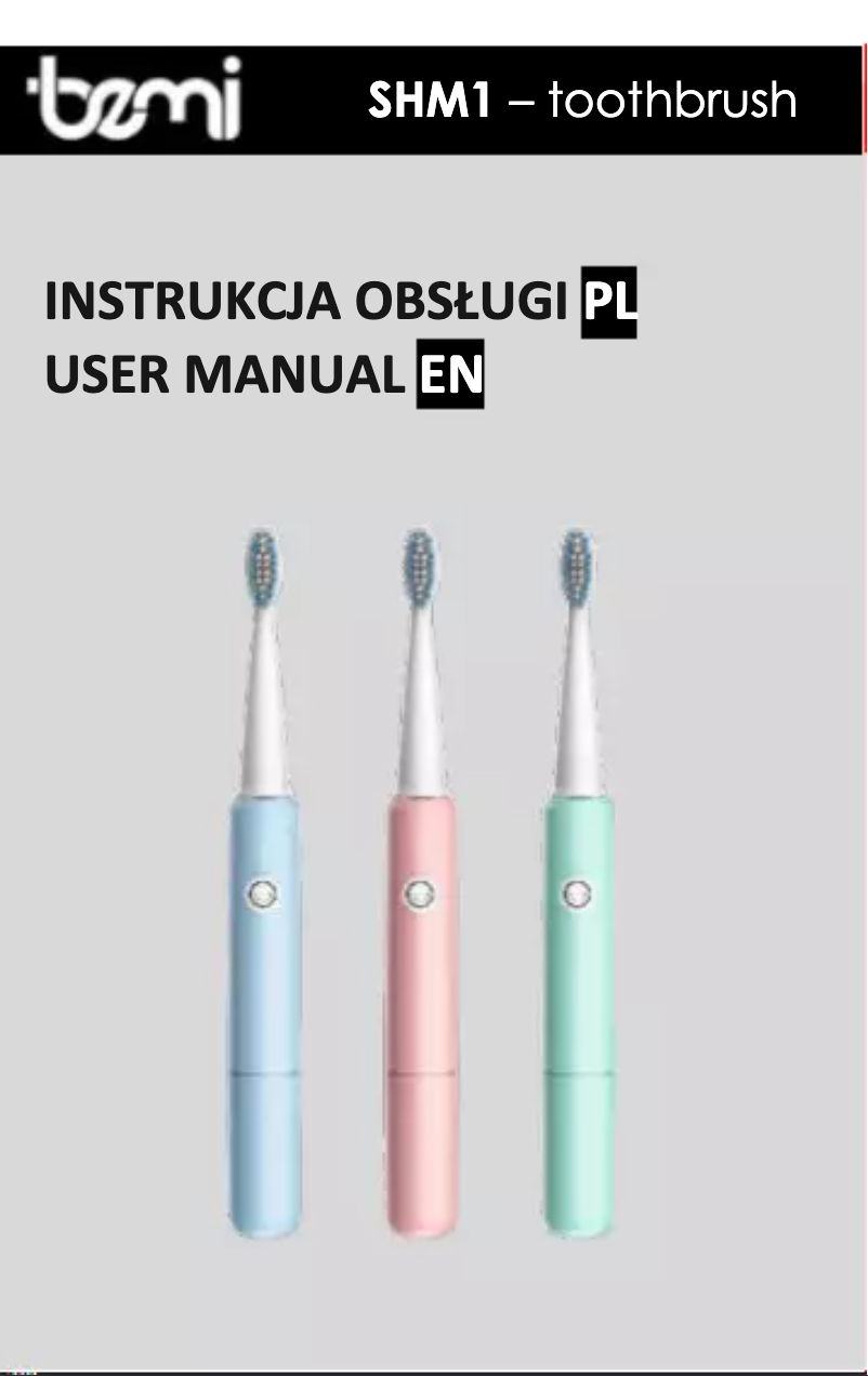 Page 1 de la notice Manuel utilisateur BEMI Shine Mini SHM1