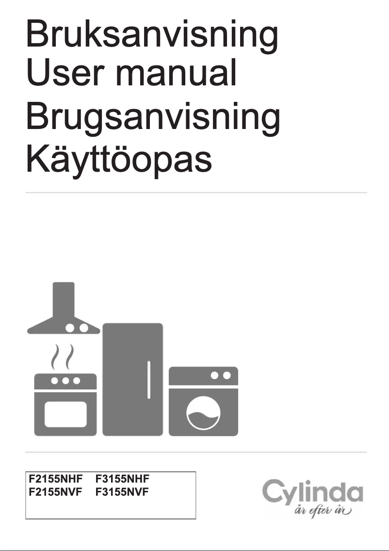 Page 1 de la notice Manuel utilisateur Cylinda F2155NHF