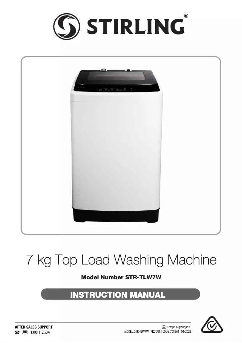 Page 1 of the manual User Manual Stirling STR-TLW7W