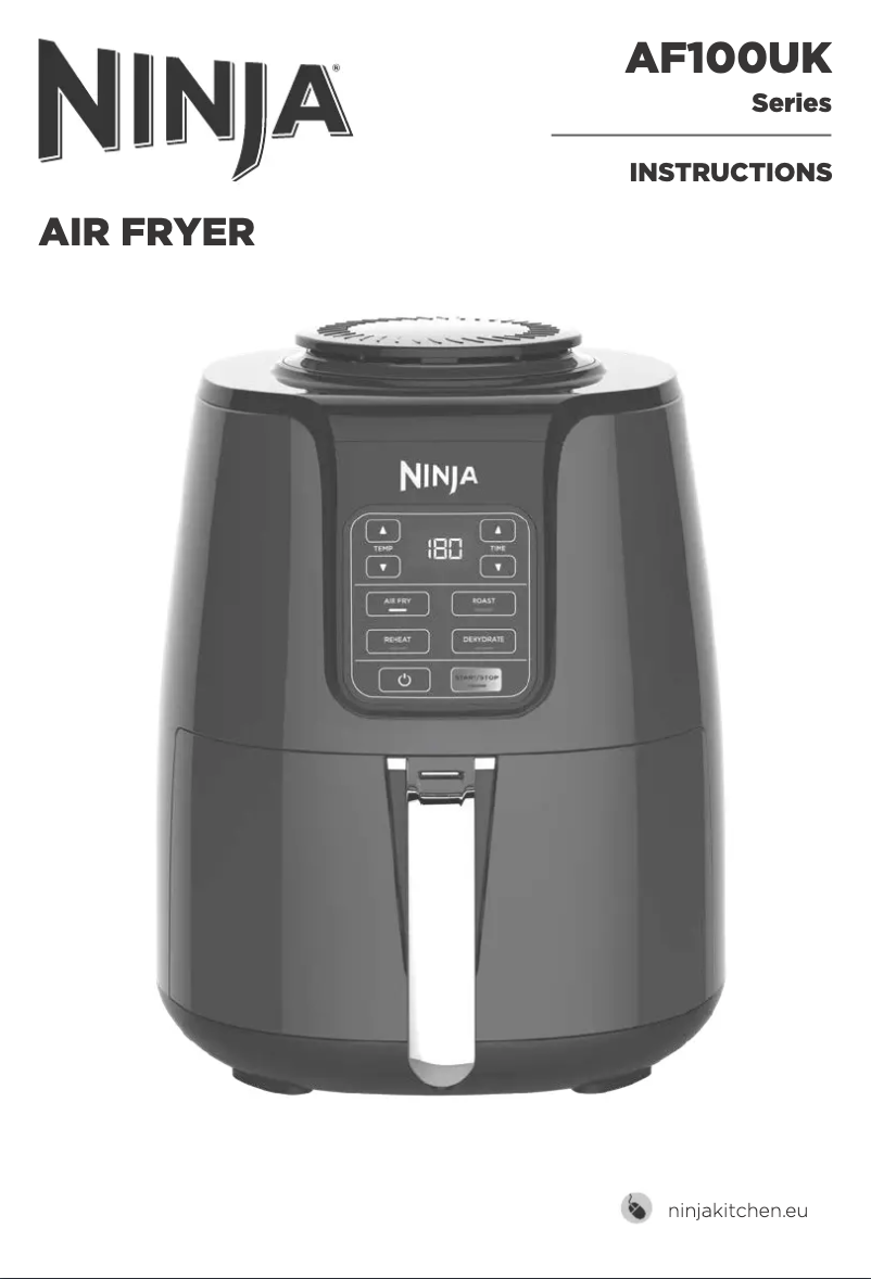 Page n°1 - Manuel utilisateur Ninja Air Fryer AF100UK