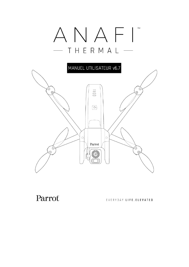 Página 1 del manual Manual de usuario Parrot ANAFI Thermal
