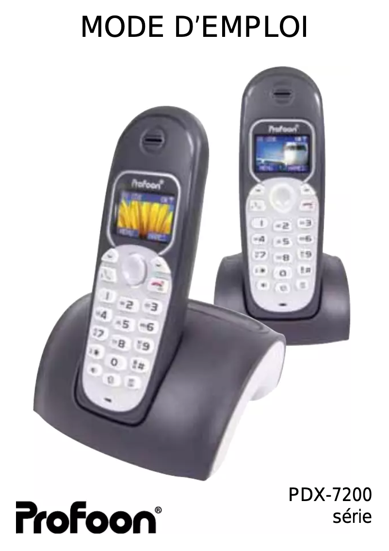 Page n°1 - Manuel utilisateur Profoon PDX-7200