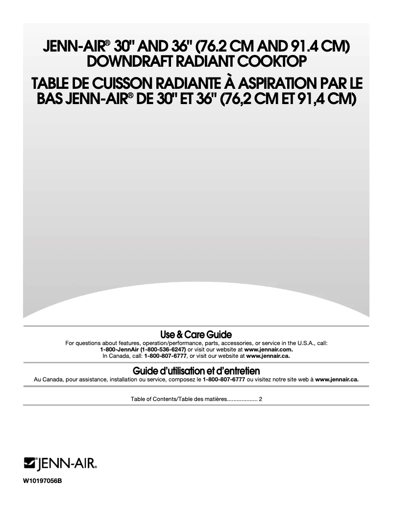 Page 1 de la notice Manuel utilisateur JennAir JED3430WF