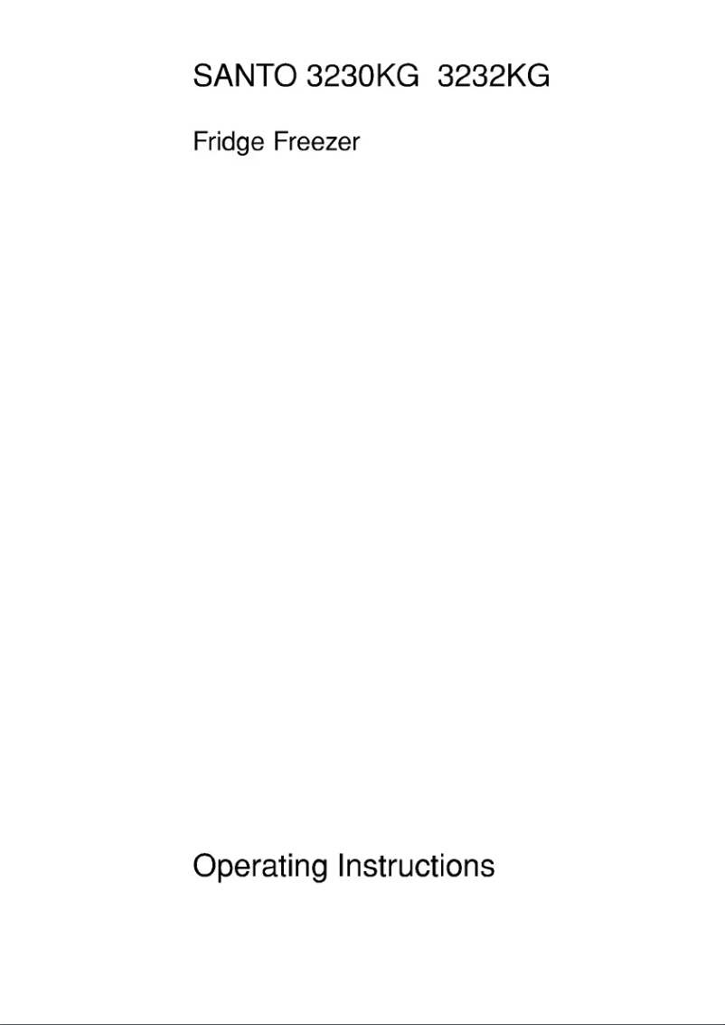 Page 1 de la notice Manuel utilisateur AEG Santo 3232-4G