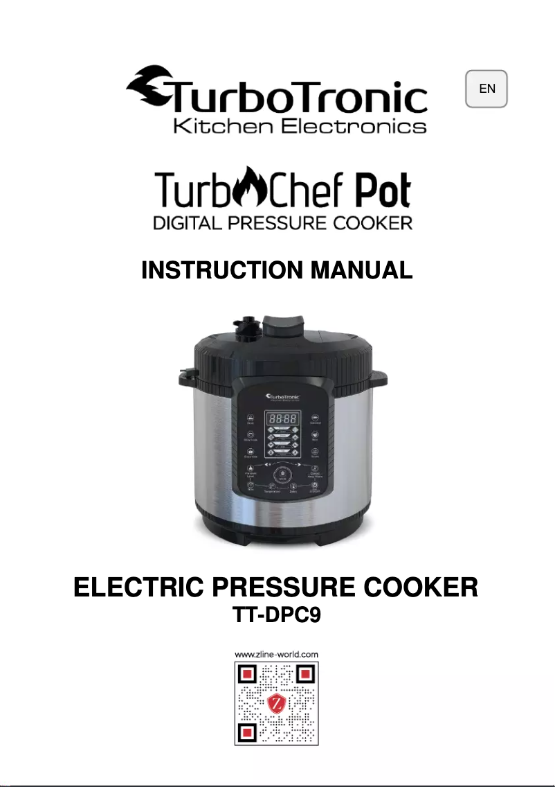 Page n°1 - Manuel utilisateur TurboTronic TurboChef Pot TT-DPC9