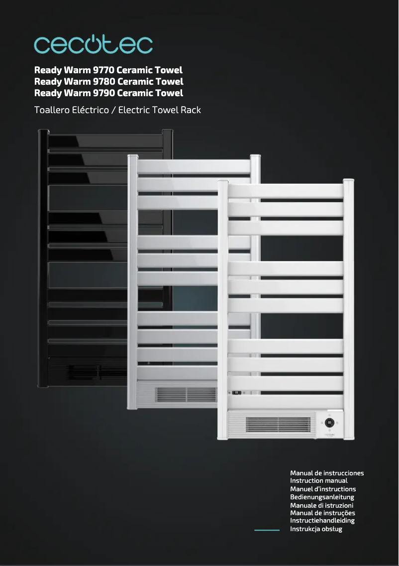 Page 1 de la notice Manuel utilisateur Cecotec Ready Warm 6050 Ceramic Pisa