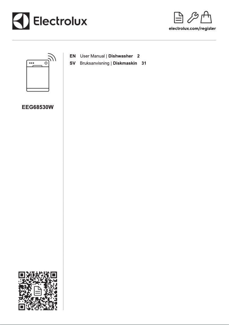 Page 1 de la notice Manuel utilisateur Electrolux EEG68530W