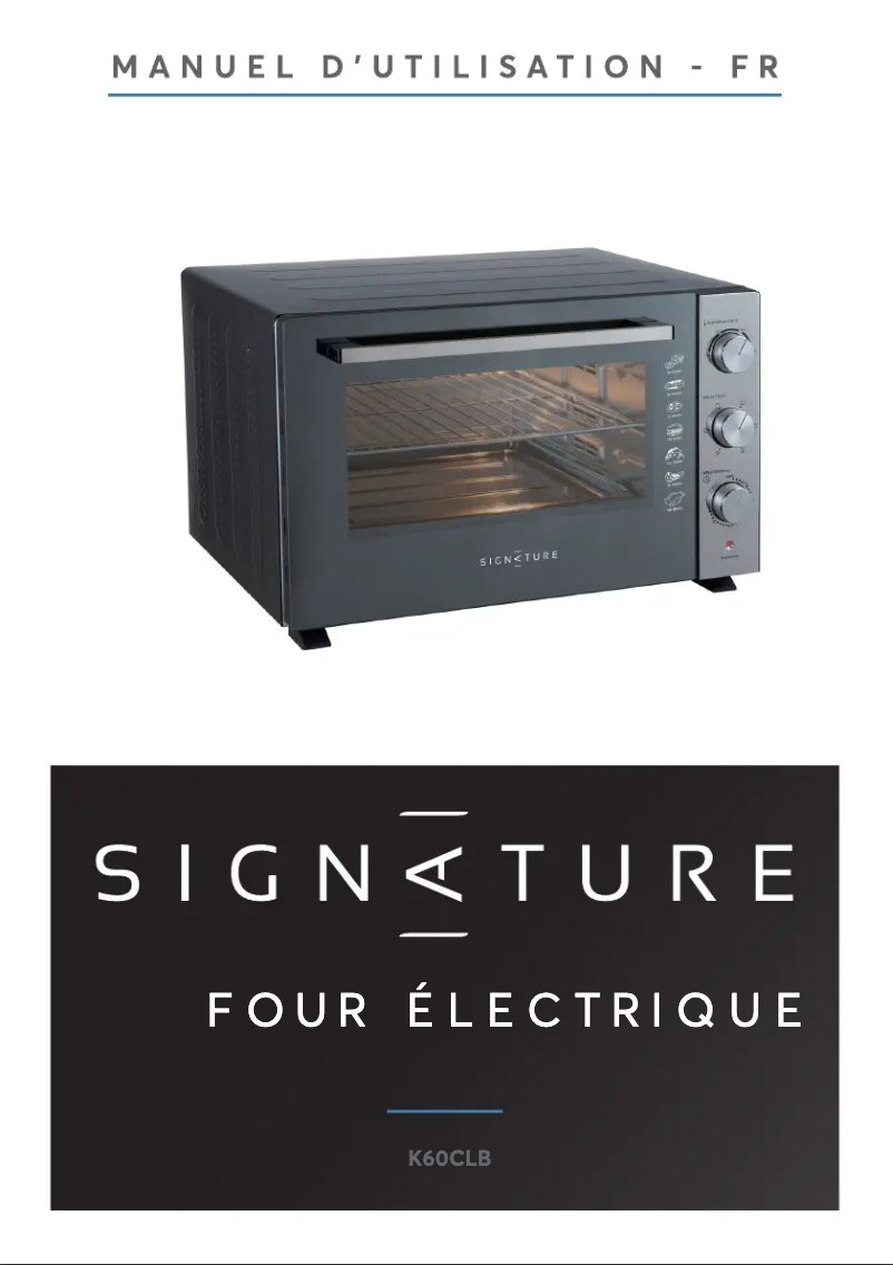 Page n°1 - Manuel utilisateur Signature K60CLB
