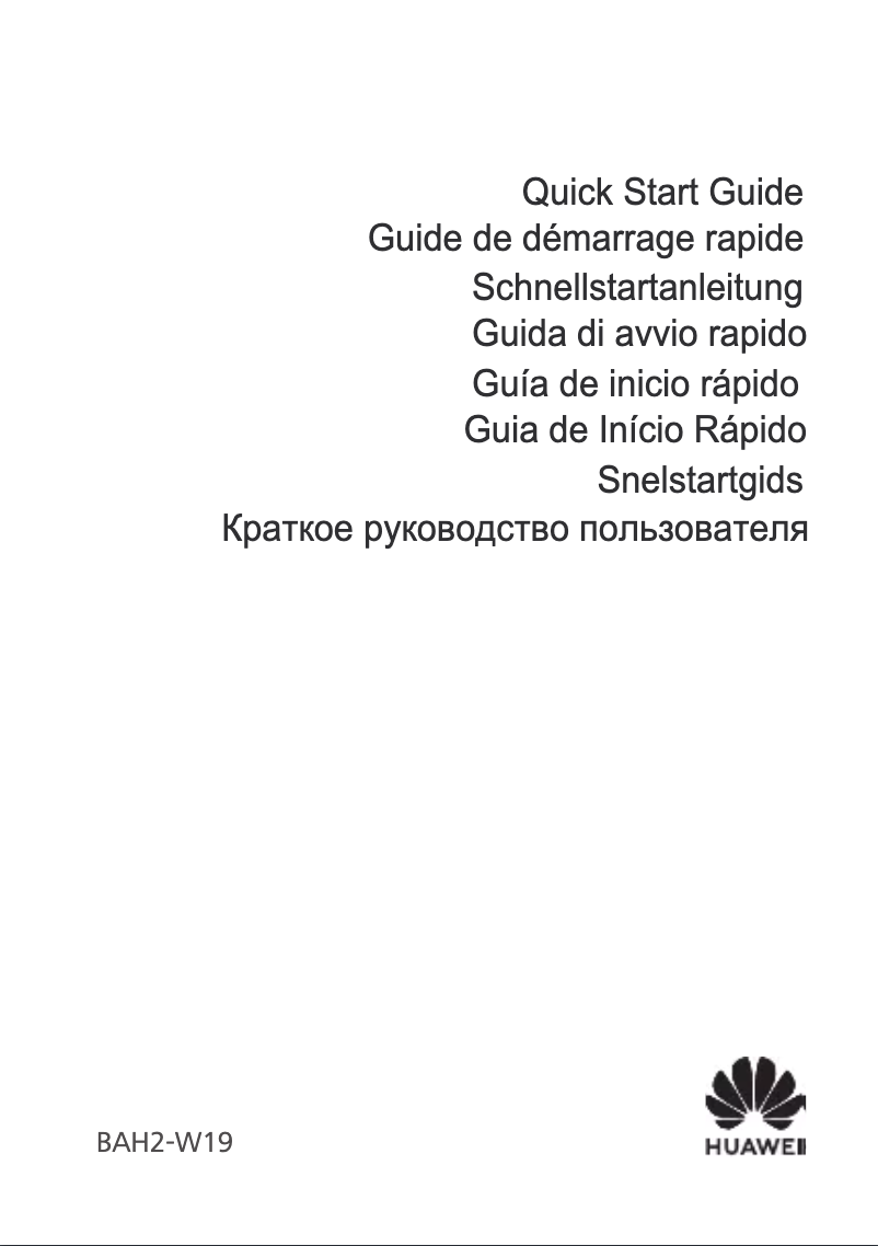 Page 1 de la notice Manuel utilisateur Huawei MediaPad M5 Lite