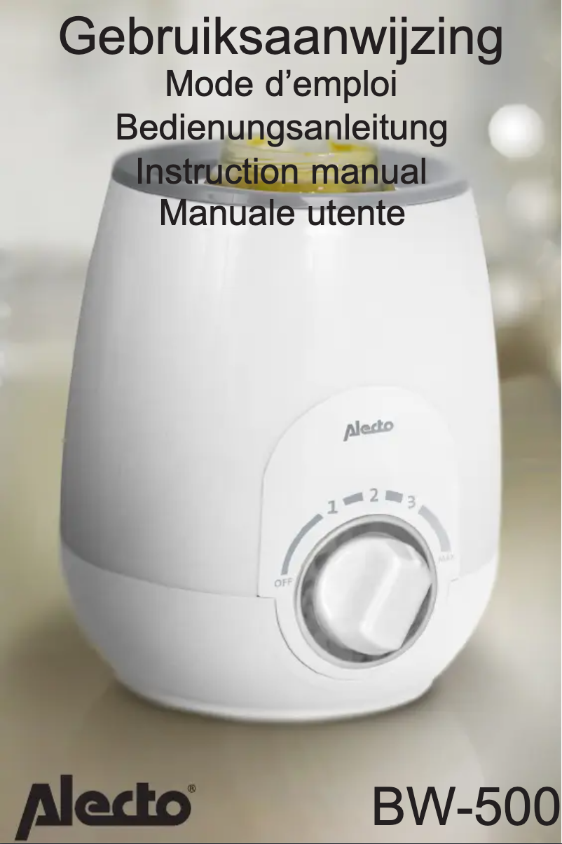 Page n°1 - Manuel utilisateur Alecto BW-500