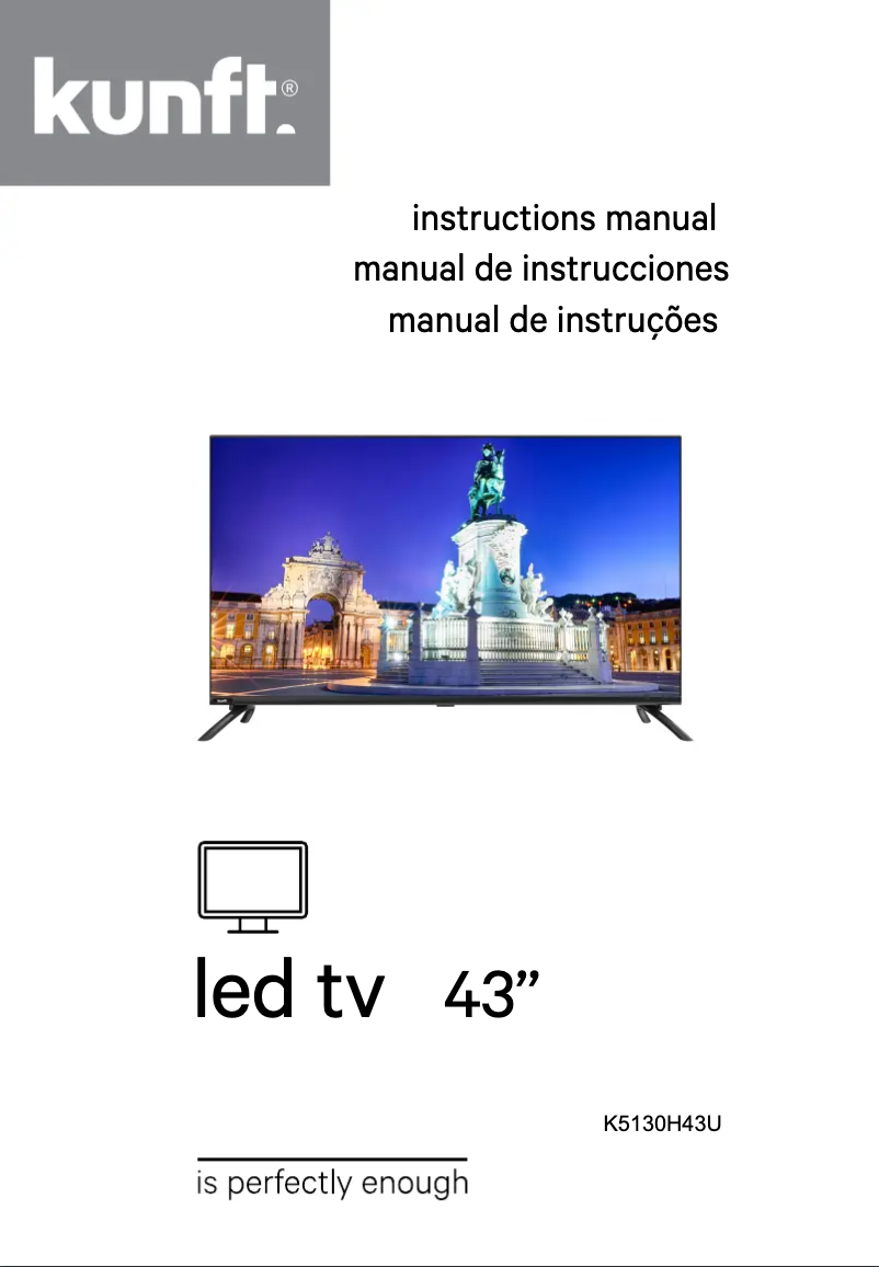 Image de la première page du manuel de l'appareil K5130H43U