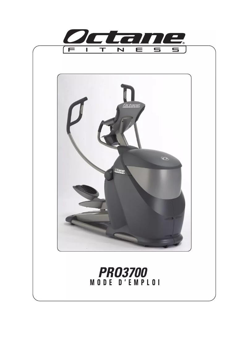 Página 1 del manual Manual de usuario Octane PRO 3700