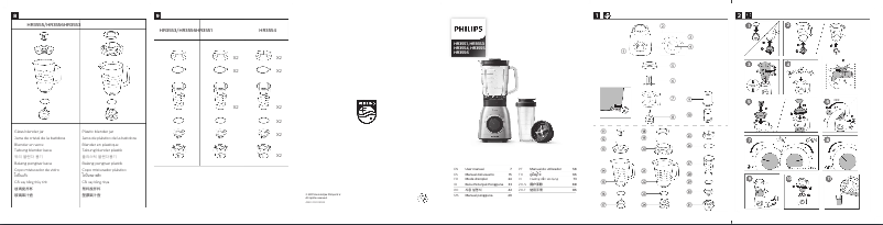 Page 1 de la notice Manuel utilisateur Philips Viva Collection HR3556