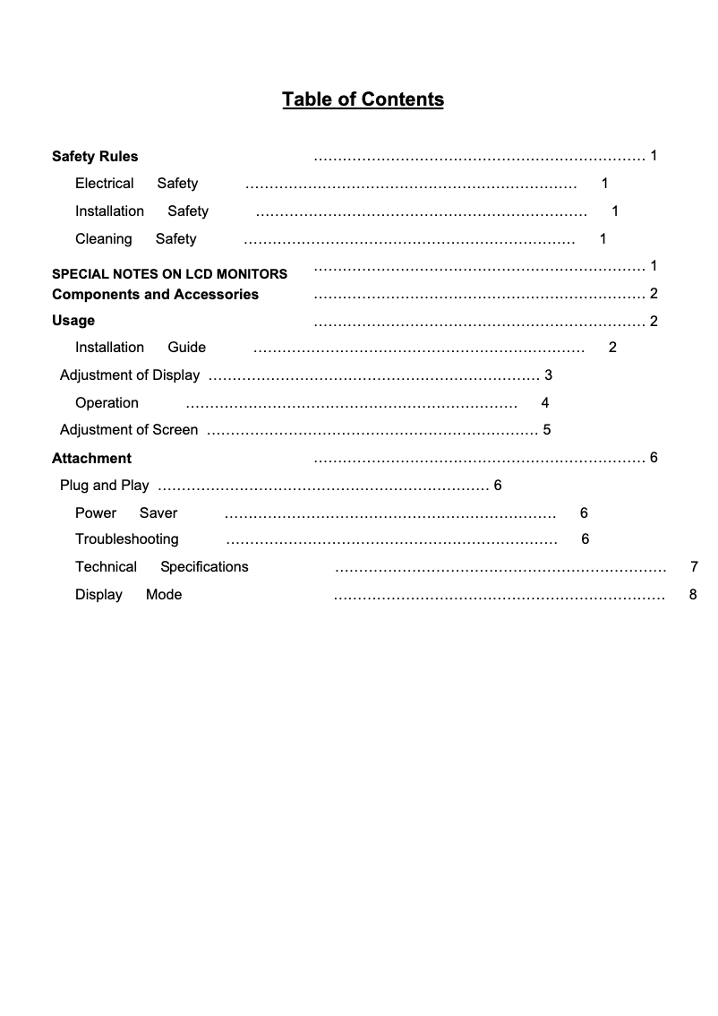 Página 1 del manual Manual de usuario Acer AL1913b