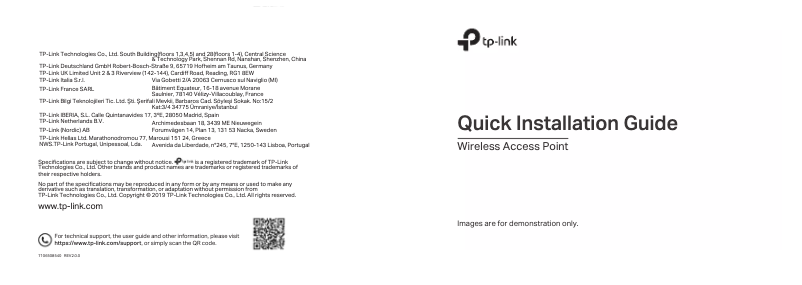 Page n°1 - Manuel utilisateur TP-Link TL-WA801N