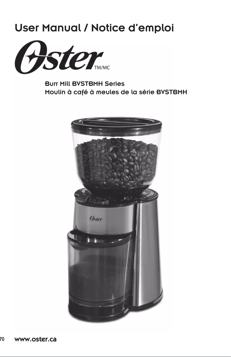 Image de la première page du manuel de l'appareil BVSTBMH23-033