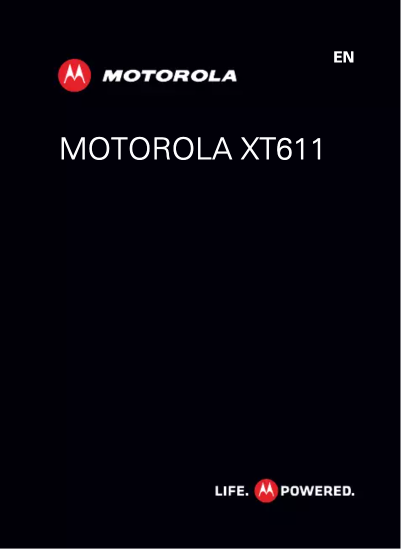 Page n°1 - Manuel utilisateur Motorola Motosmart Flip XT611